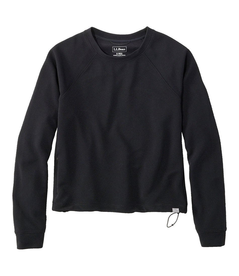 Cropped Women's VentureStretch Ottoman-Rib Pullover