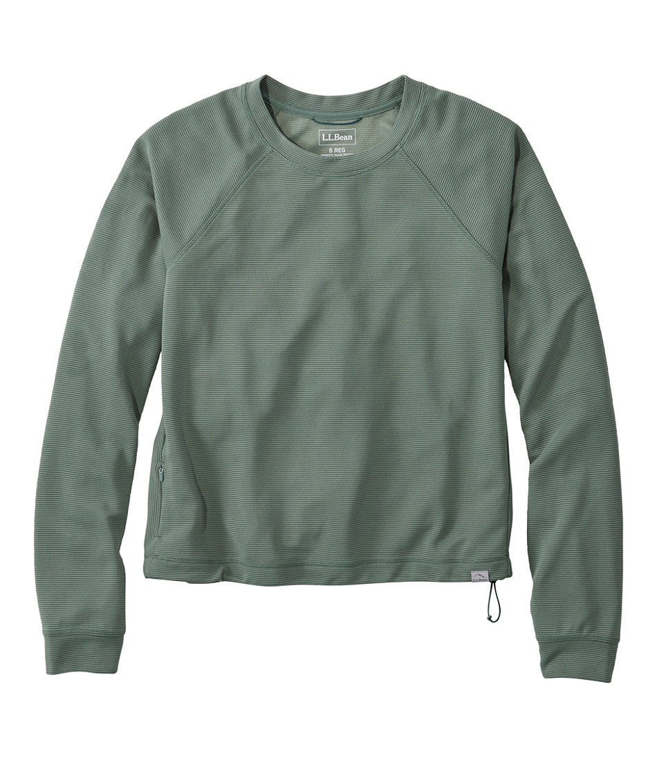 Cropped Women's VentureStretch Ottoman-Rib Pullover