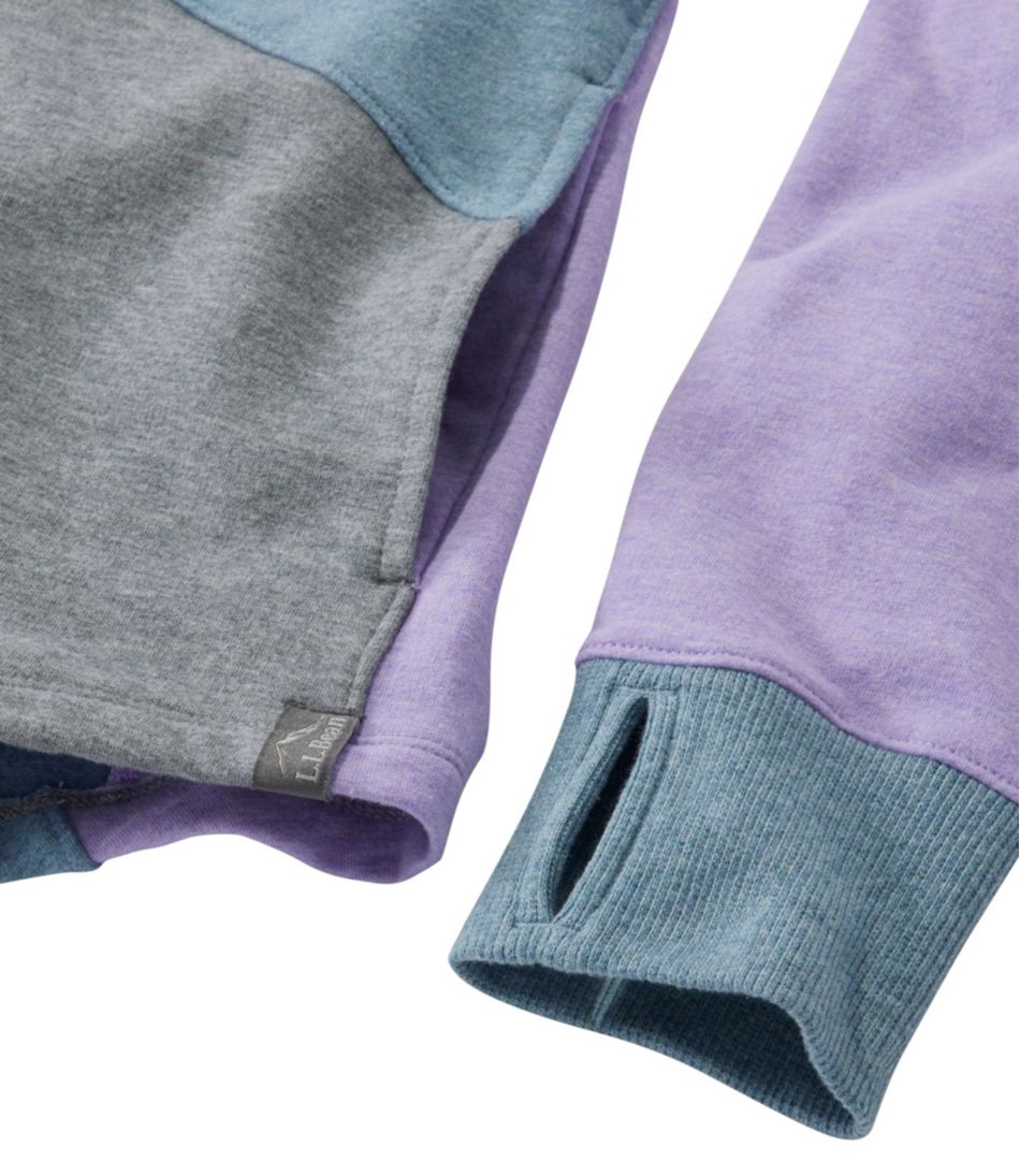 Colorblock Women's L.L.Bean Cozy Mixed-Knit Pullover