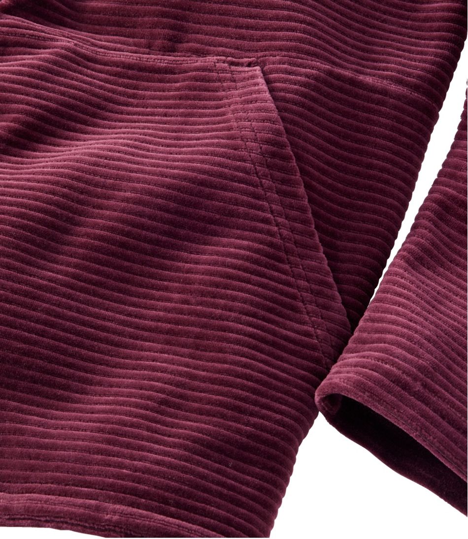 Women's Soft Stretch Corduroy Pullover Half-Zip