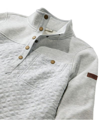 Mockneck Tunic Women's Quilted Sweatshirt
