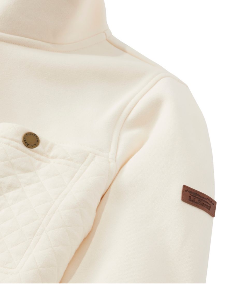 Mockneck Tunic Women's Quilted Sweatshirt