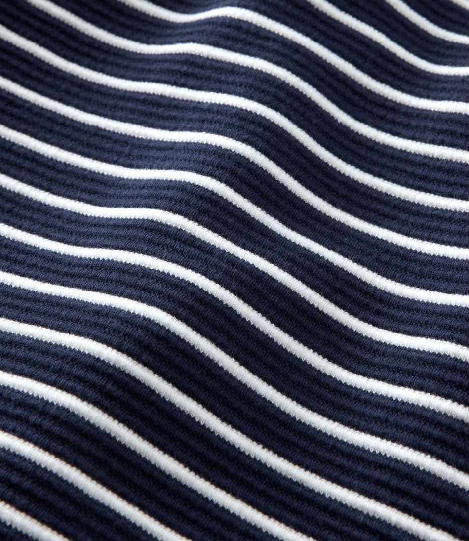 Women's Lakewashed Double-Knit Quarter-Snap Stripe