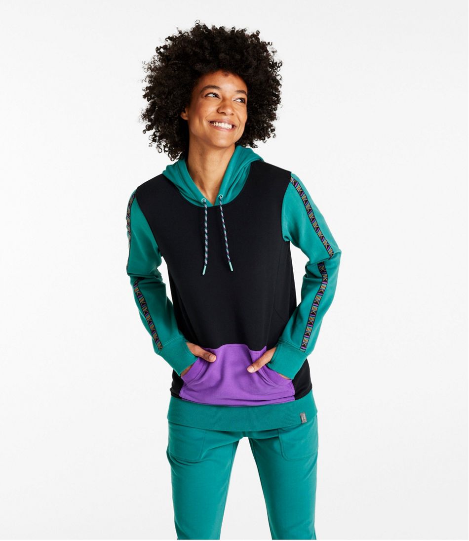 Women's Bean's Cozy Camp Hoodie Colorblock
