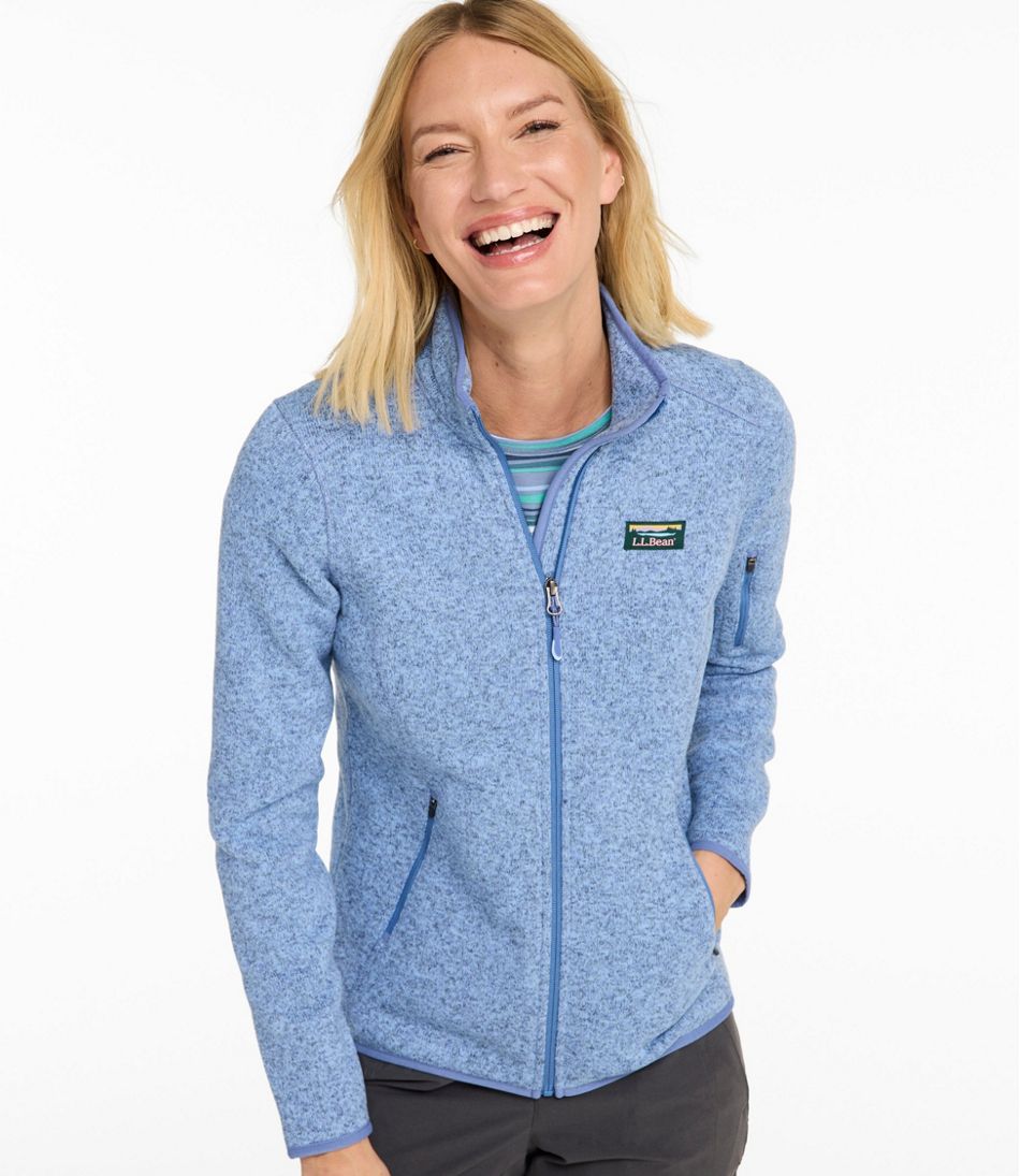 Women's L.L.Bean Sweater Fleece Full-Zip Jacket