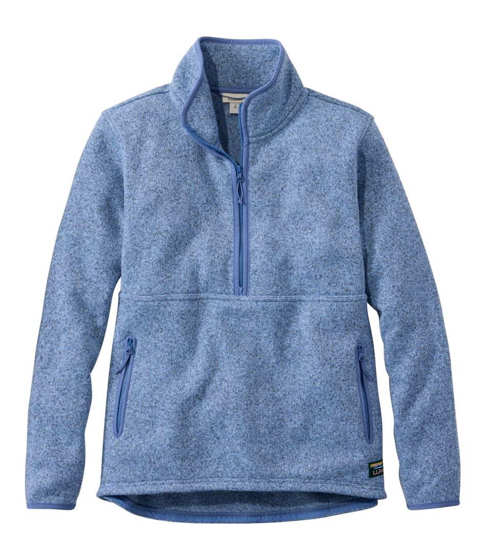 Women's L.L.Bean Sweater Fleece Half-Zip Pullover