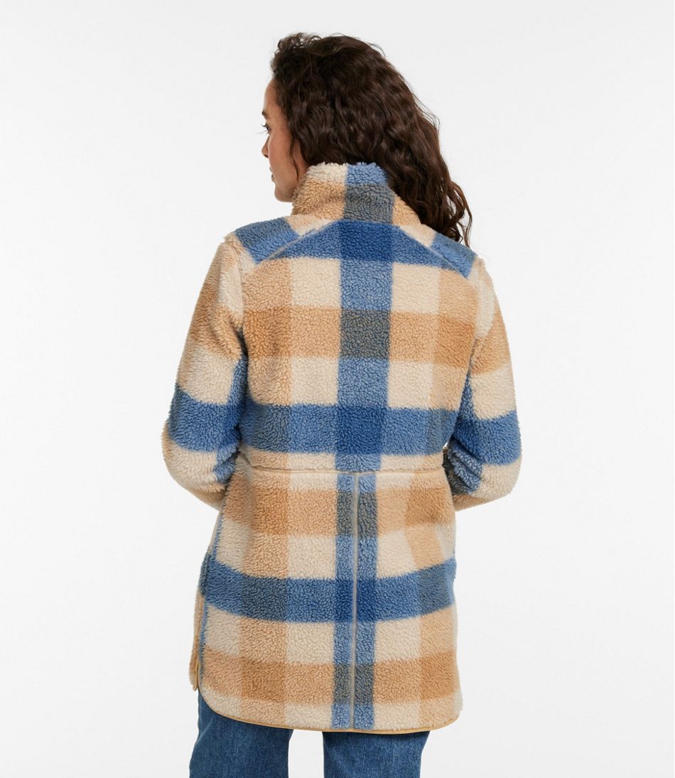 Women's Bean's Sherpa Fleece Coat Print