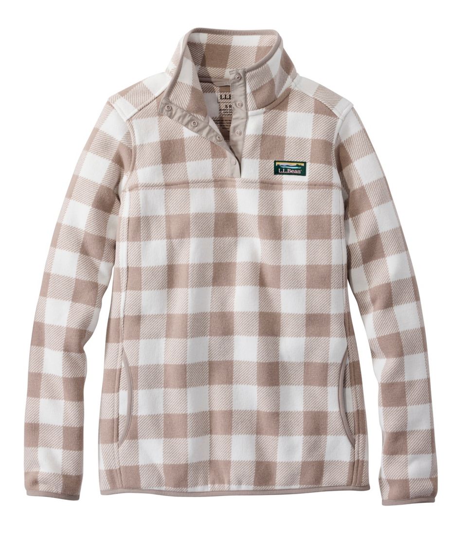 Print Women's L.L.Bean Sweater Fleece Pullover