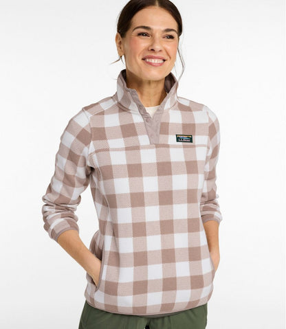 Women's L.L.Bean Sweater Fleece Pullover, Print