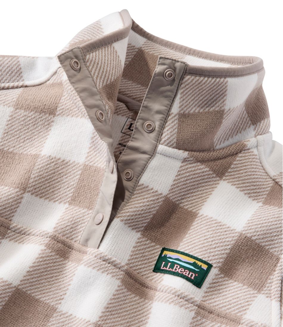 Print Women's L.L.Bean Sweater Fleece Pullover