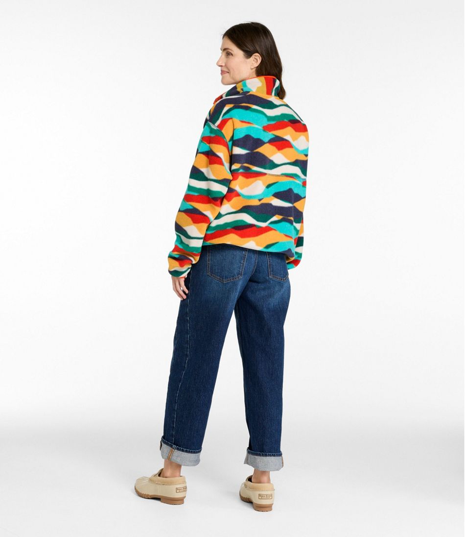 Print Adults' Bean's Classic Fleece Pullover