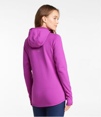 Women's PrimaLoft ThermaStretch Fleece Jacket Hooded Full-Zip