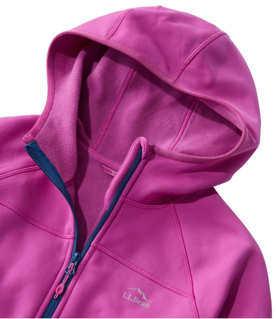 Women's PrimaLoft ThermaStretch Fleece Jacket Hooded Full-Zip