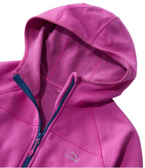 Women's PrimaLoft ThermaStretch Fleece Jacket Hooded Full-Zip