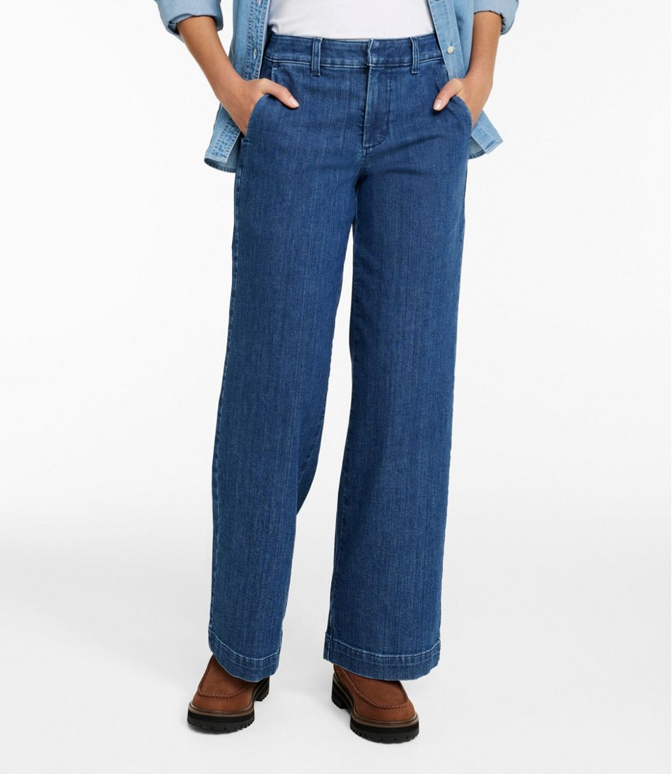 High-Rise Wide-Leg Trouser Women's True Shape Jeans