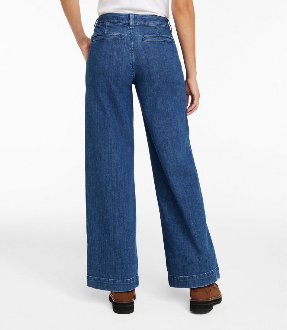 High-Rise Wide-Leg Trouser Women's True Shape Jeans