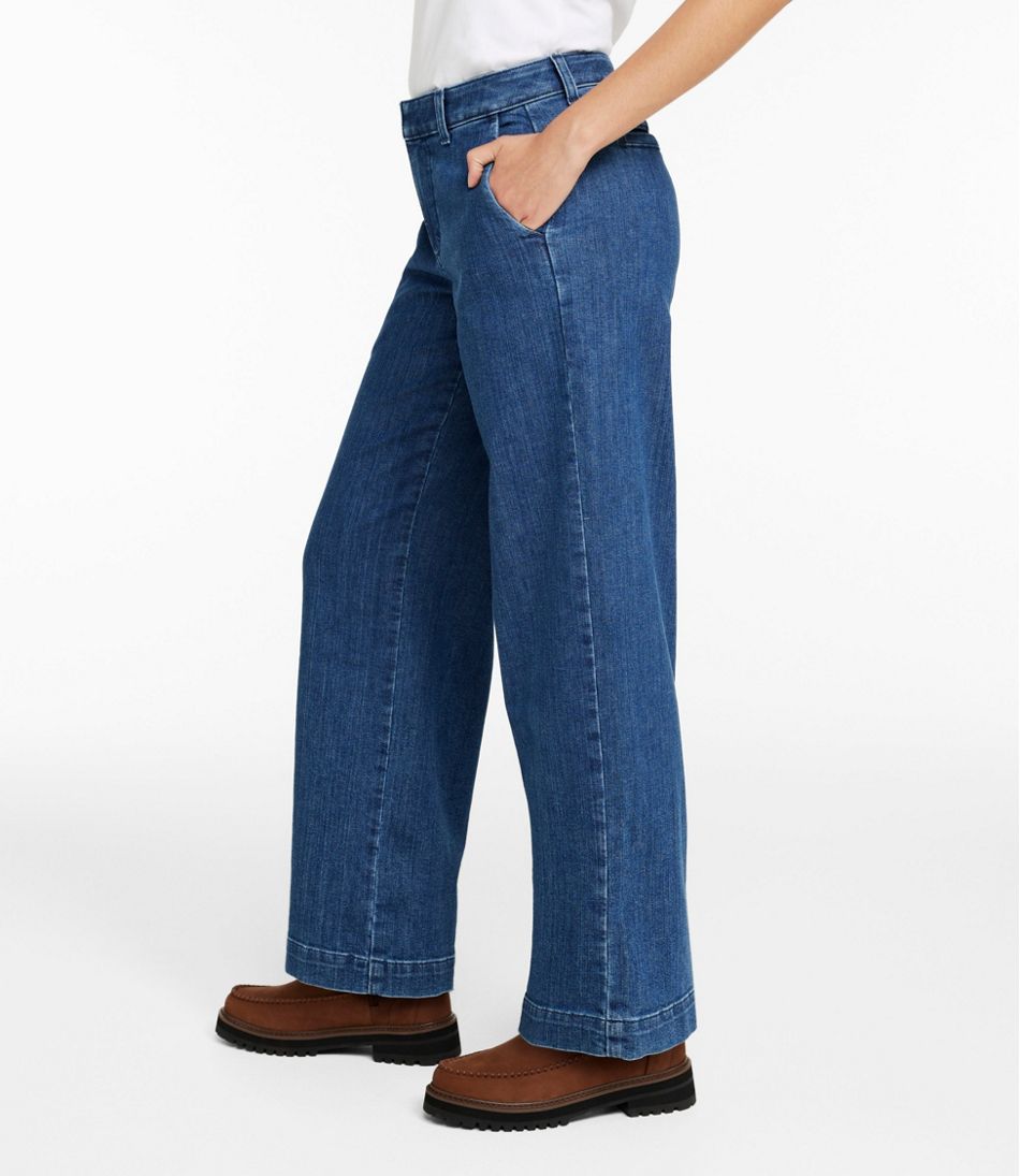 High-Rise Wide-Leg Trouser Women's True Shape Jeans