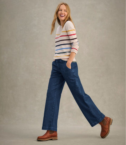 Women's True Shape Jeans, High-Rise Wide-Leg Trouser