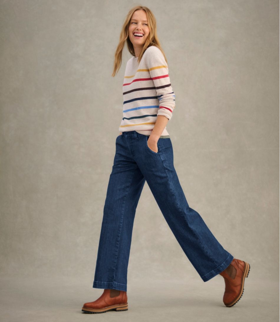High-Rise Wide-Leg Trouser Women's True Shape Jeans