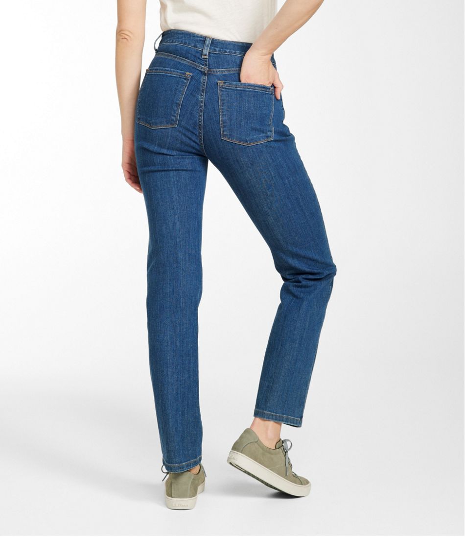High-Rise Straight-Leg Women's True Shape Jeans