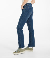 Mid-Rise Straight-Leg Women's BeanFlex® Jeans