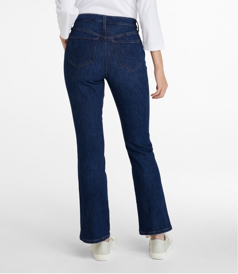 Women's L.L.Bean Everyday Stretch Jeans High-Rise Mini Bootcut Ankle