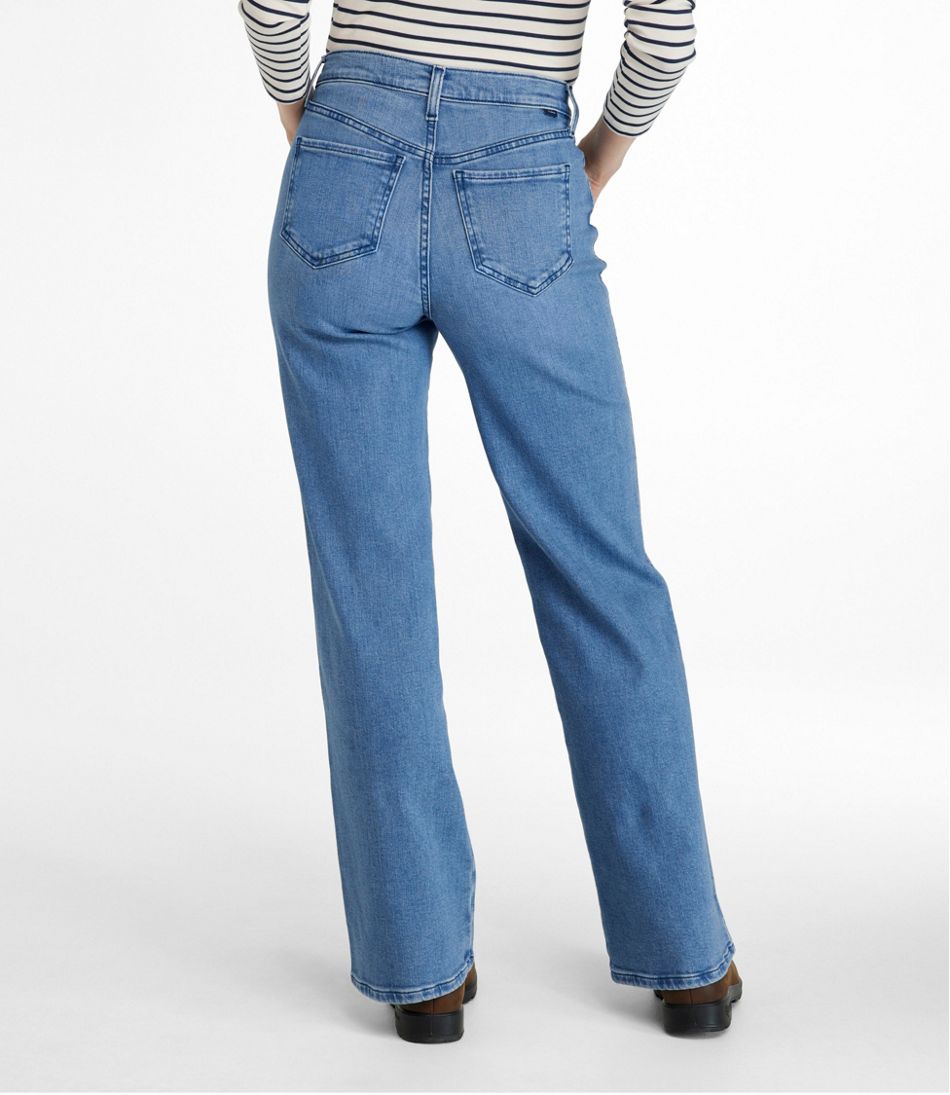 High-Rise Relaxed Wide-Leg Women's L.L.Bean Everyday Stretch Jeans