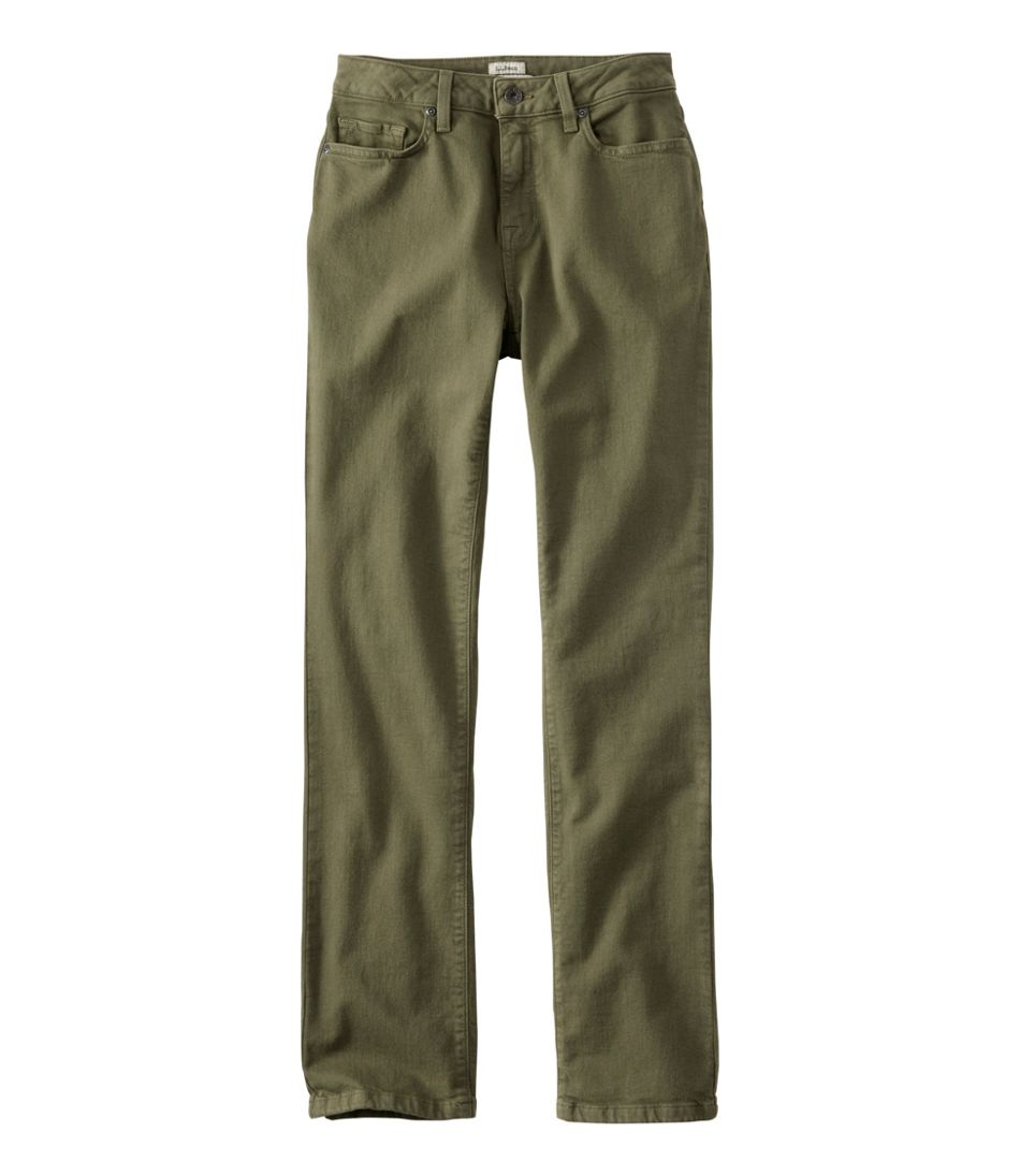 High-Rise Straight-Leg Colors Women's True Shape Jeans