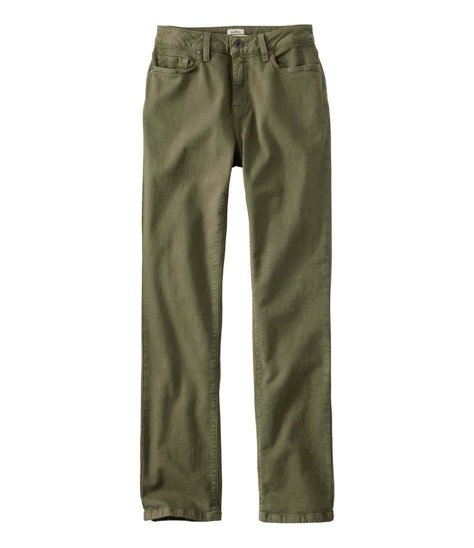 High-Rise Straight-Leg Colors Women's True Shape Jeans