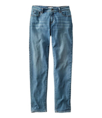 Women's Signature Organic Denim Boyfriend Jeans Low-Rise Straight-Leg