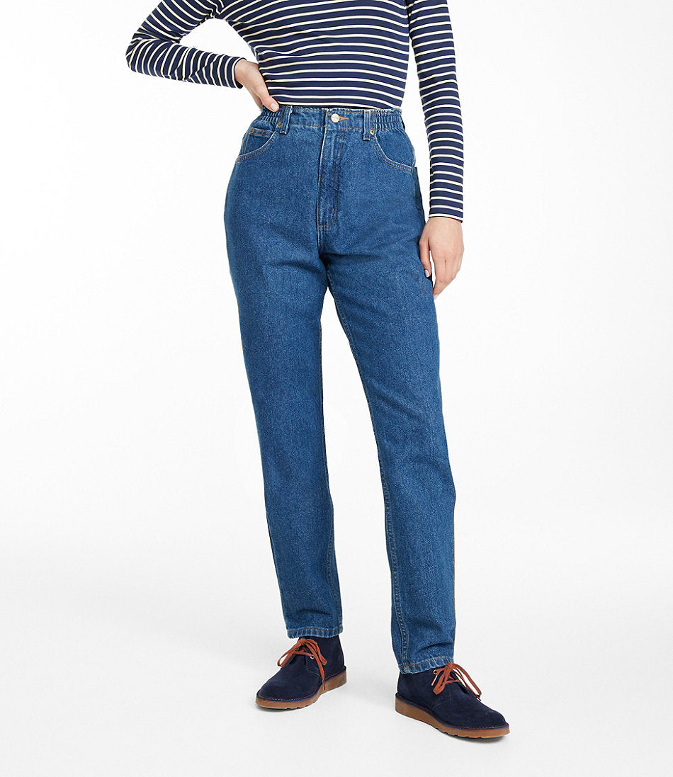 Women's Double L® Jeans Ultra High-Rise Comfort Waist Tapered Leg