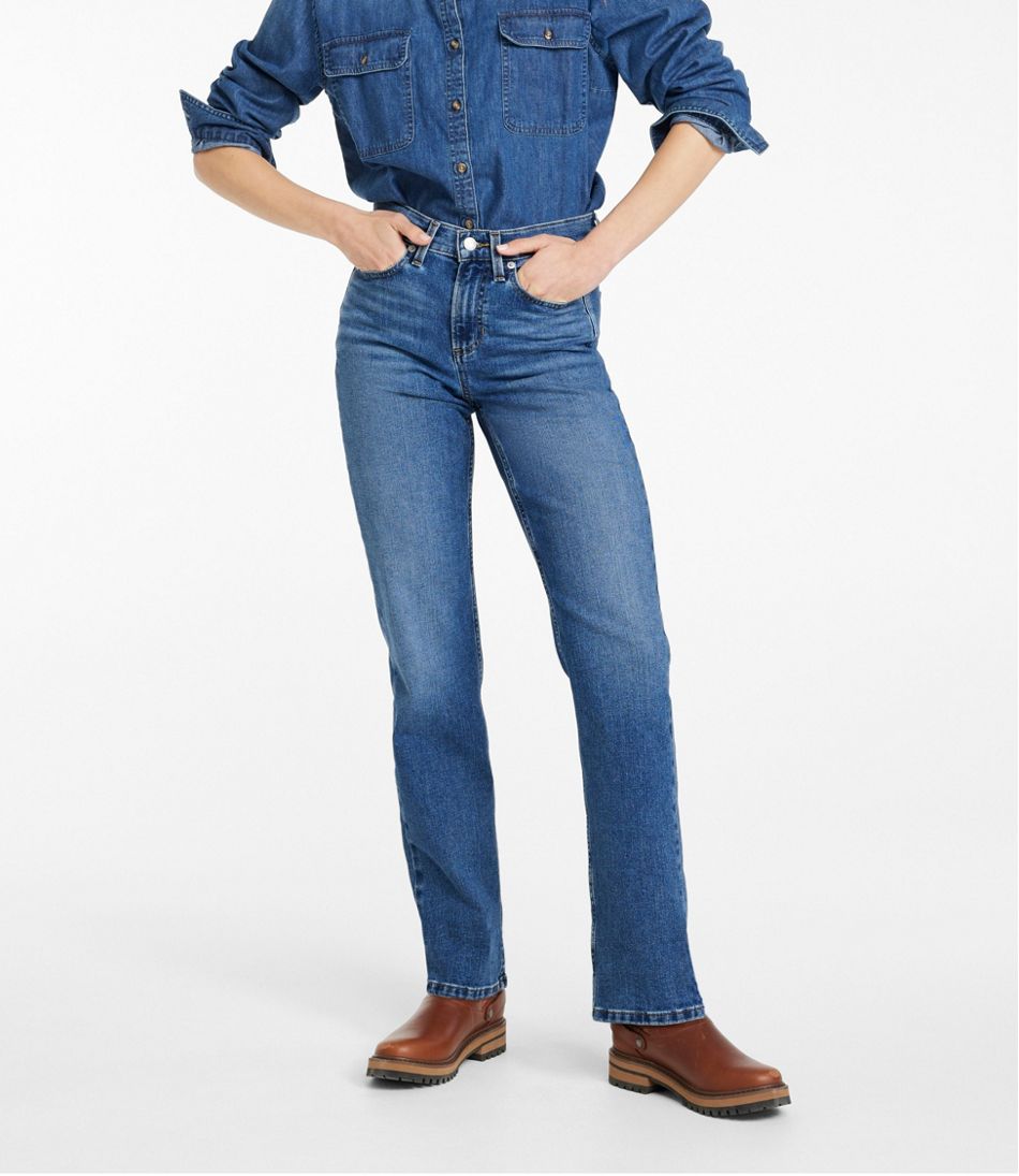 Women's 207 Vintage Jeans High-Rise Straight-Leg