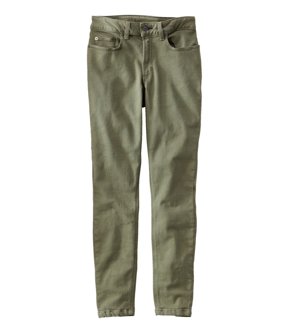 High-Rise Slim-Leg Ankle Color Women's BeanFlex®Jeans