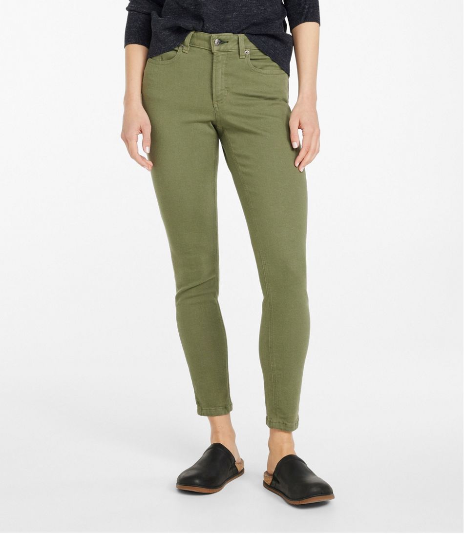 High-Rise Slim-Leg Ankle Color Women's BeanFlex®Jeans