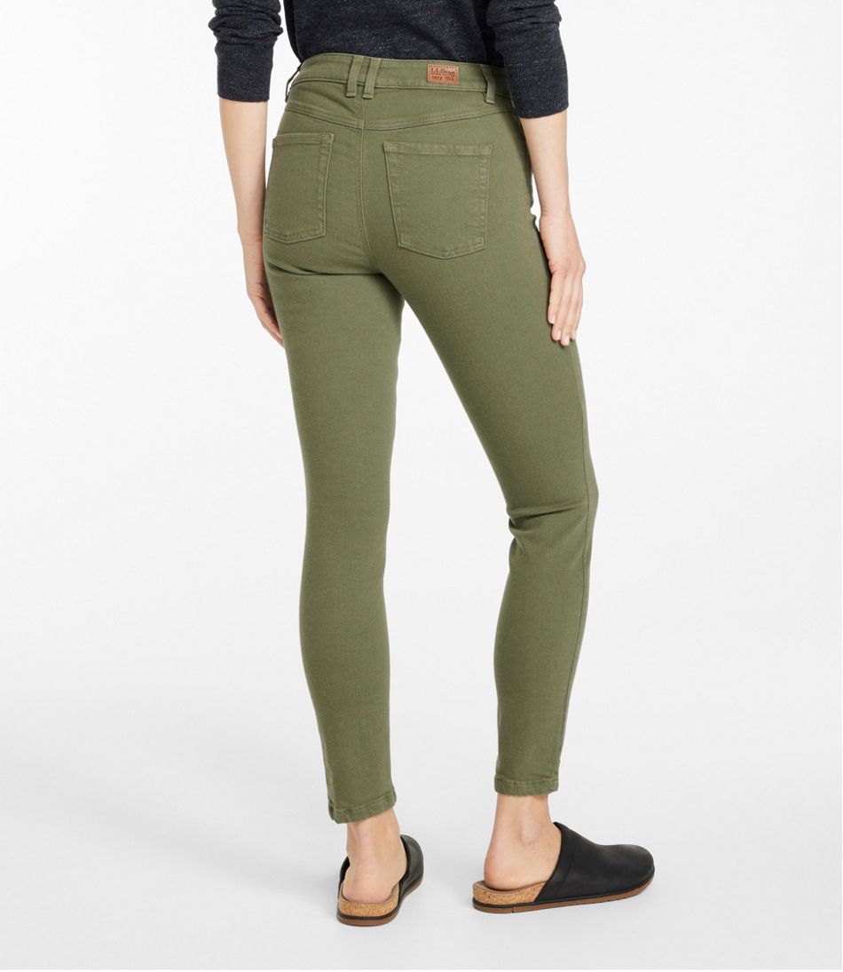 High-Rise Slim-Leg Ankle Color Women's BeanFlex®Jeans