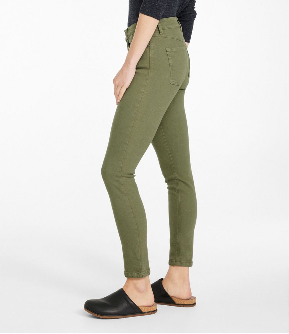 High-Rise Slim-Leg Ankle Color Women's BeanFlex®Jeans