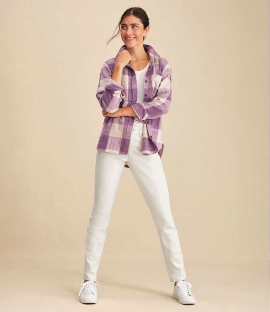 High-Rise Slim-Leg Ankle Color Women's BeanFlex®Jeans