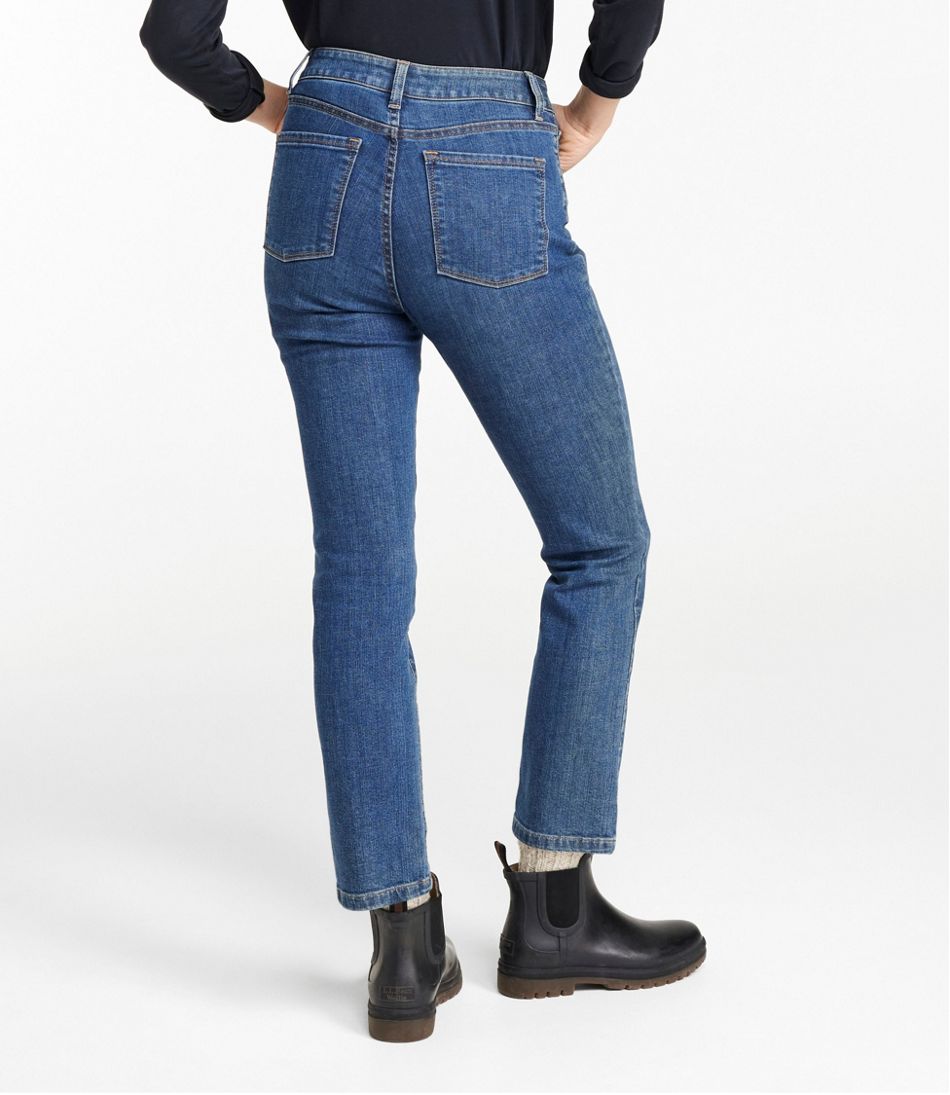 High-Rise Slim-Leg Ankle Women's True Shape Jeans