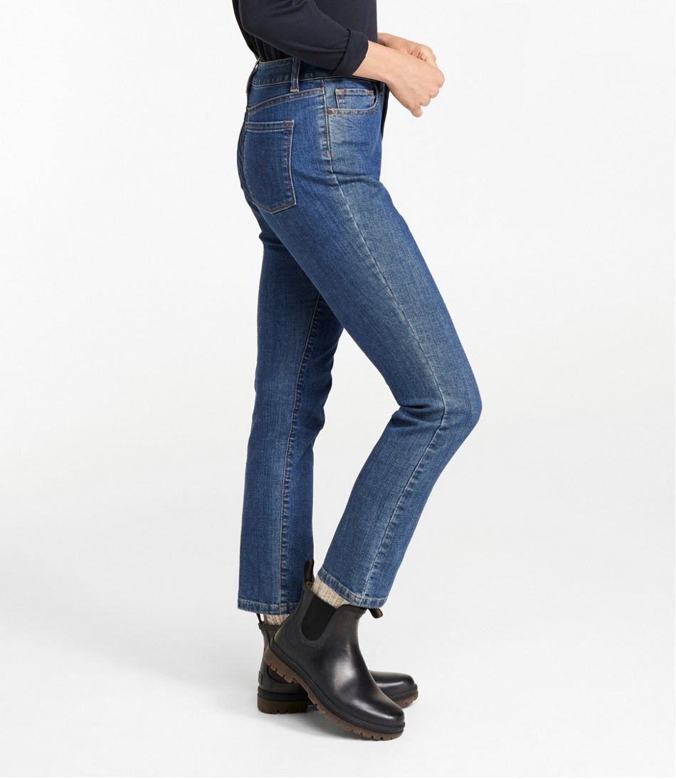 High-Rise Slim-Leg Ankle Women's True Shape Jeans