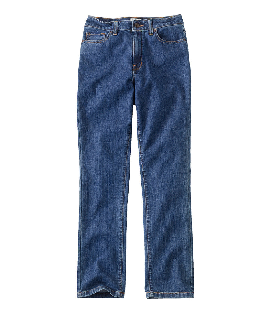 High-Rise Slim-Leg Ankle Women's True Shape Jeans