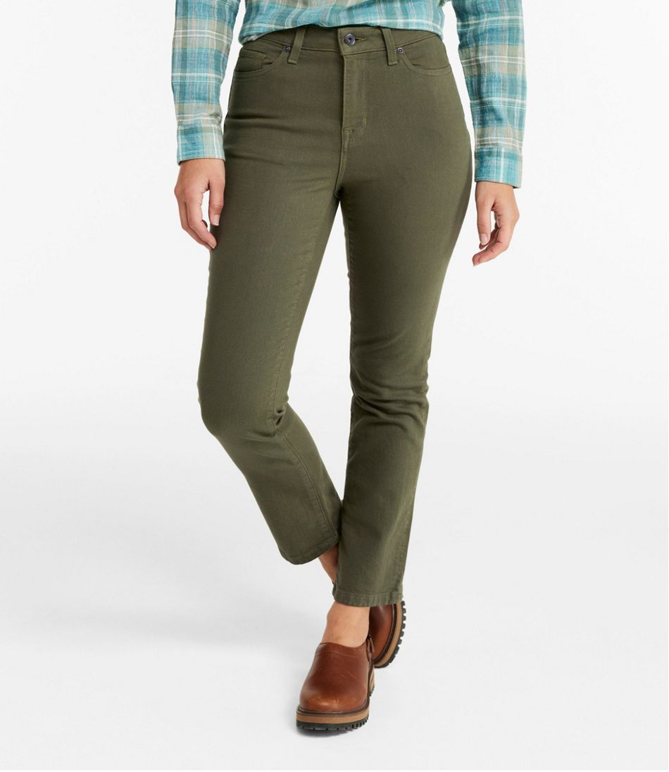 High-Rise Slim-Leg Ankle Colors Women's True Shape Jeans