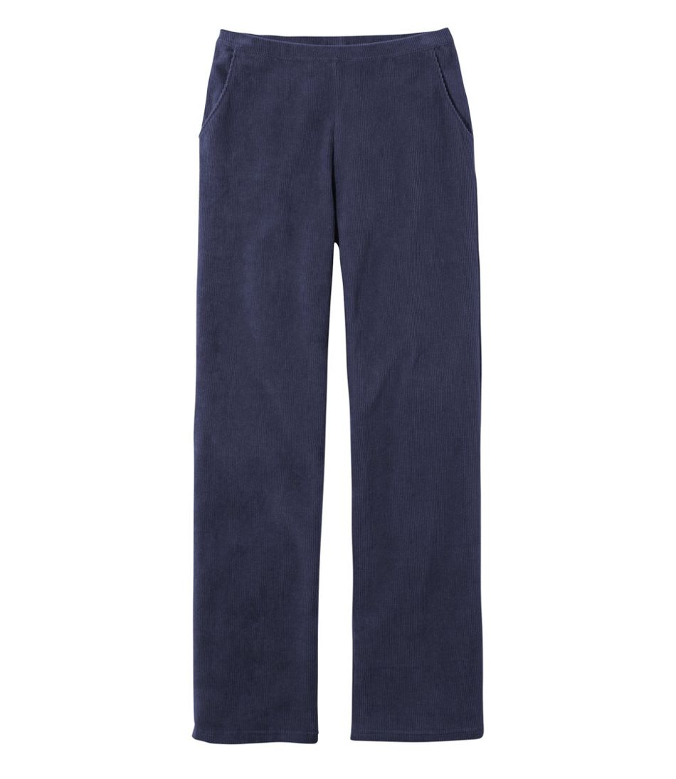 Women's Perfect Fit Knit Cords Straight-Leg