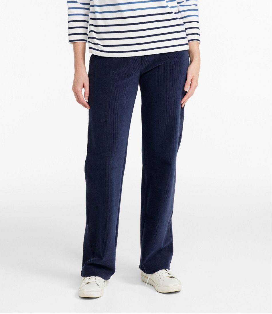 Women's Perfect Fit Knit Cords Straight-Leg