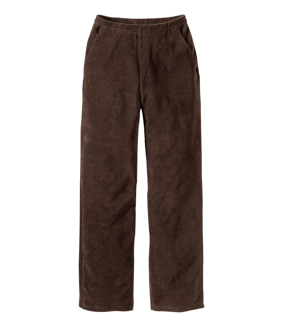 Women's Perfect Fit Knit Cords Straight-Leg