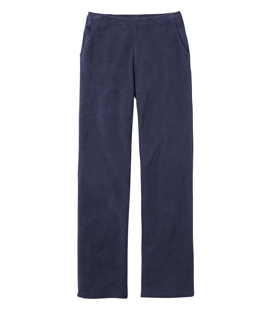 Women's Perfect Fit Knit Cords Straight-Leg