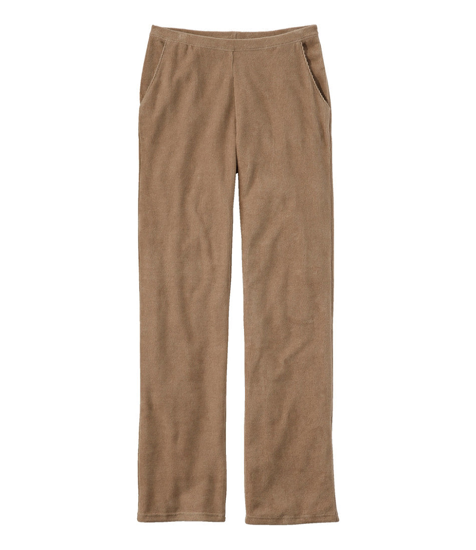 Women's Perfect Fit Knit Cords Straight-Leg
