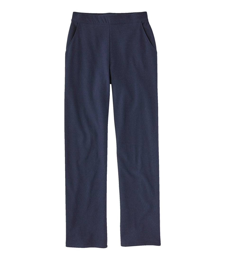 Fleece-Backed Straight-Leg Women's Perfect Fit Pants