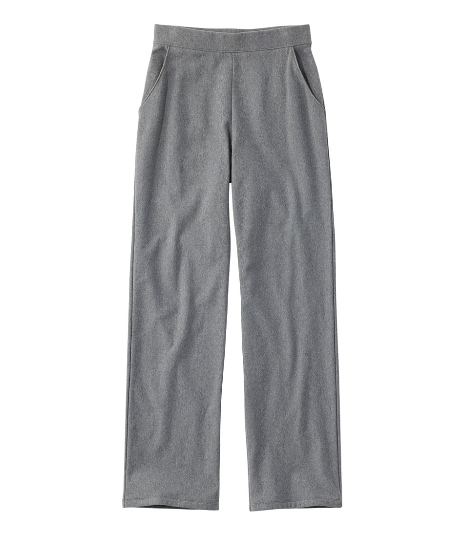 Fleece-Backed Straight-Leg Women's Perfect Fit Pants