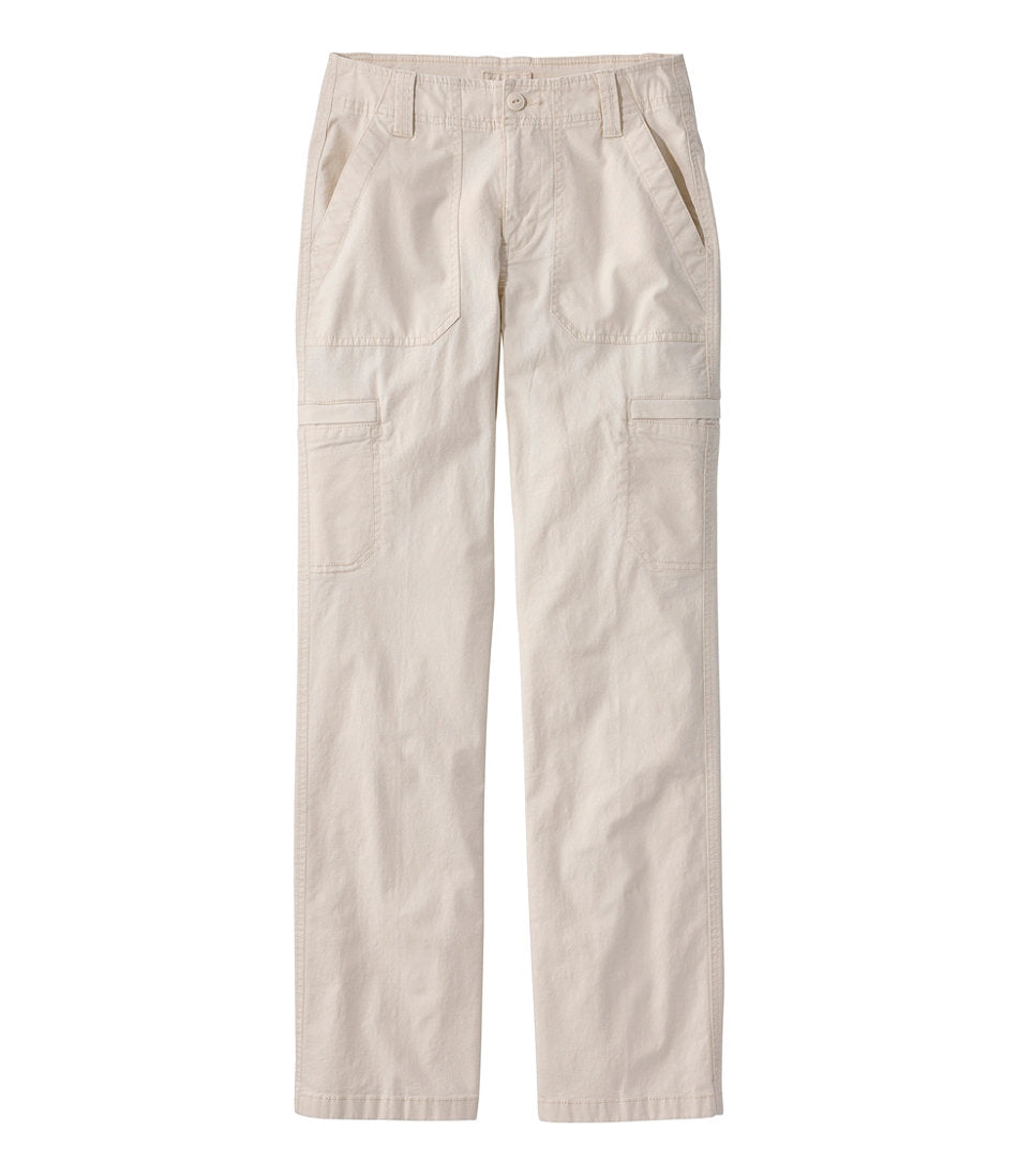 Women's 207 Vintage Cotton Canvas Pants Mid-Rise Straight-Leg Cargo