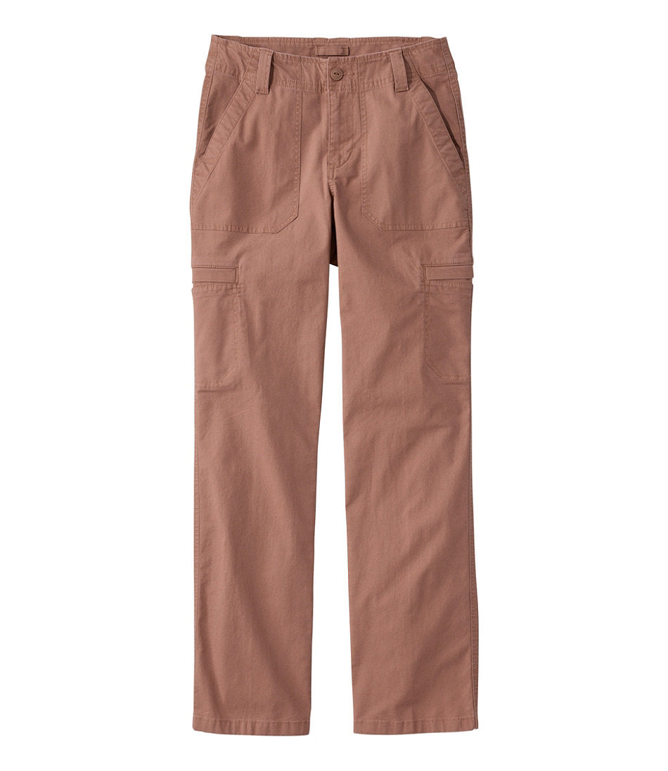 Women's 207 Vintage Cotton Canvas Pants Mid-Rise Straight-Leg Cargo